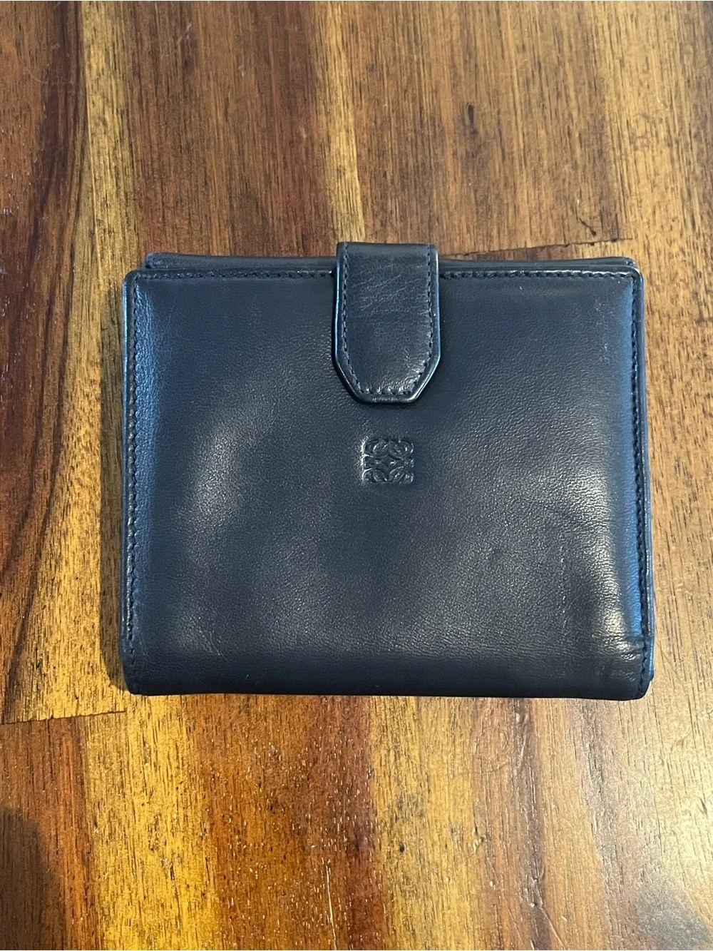 Black Loewe Compact Wallet